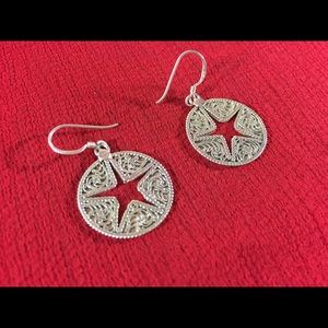 Handcrafted 925 stamped sterling silver earrings